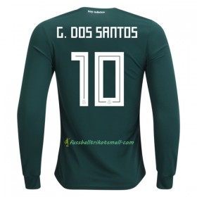 Fußballtrikots Mexiko G.Dos Santos 10 WM 2018 Langarm Heimtrikotsatz kaufen